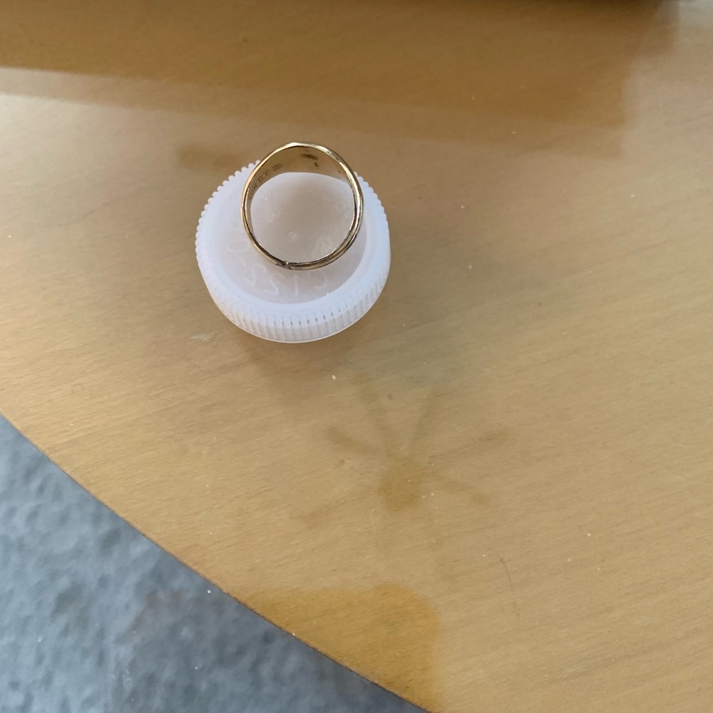 Baby 10k gold filled Gold Signet Ring - Picture 3 of 6